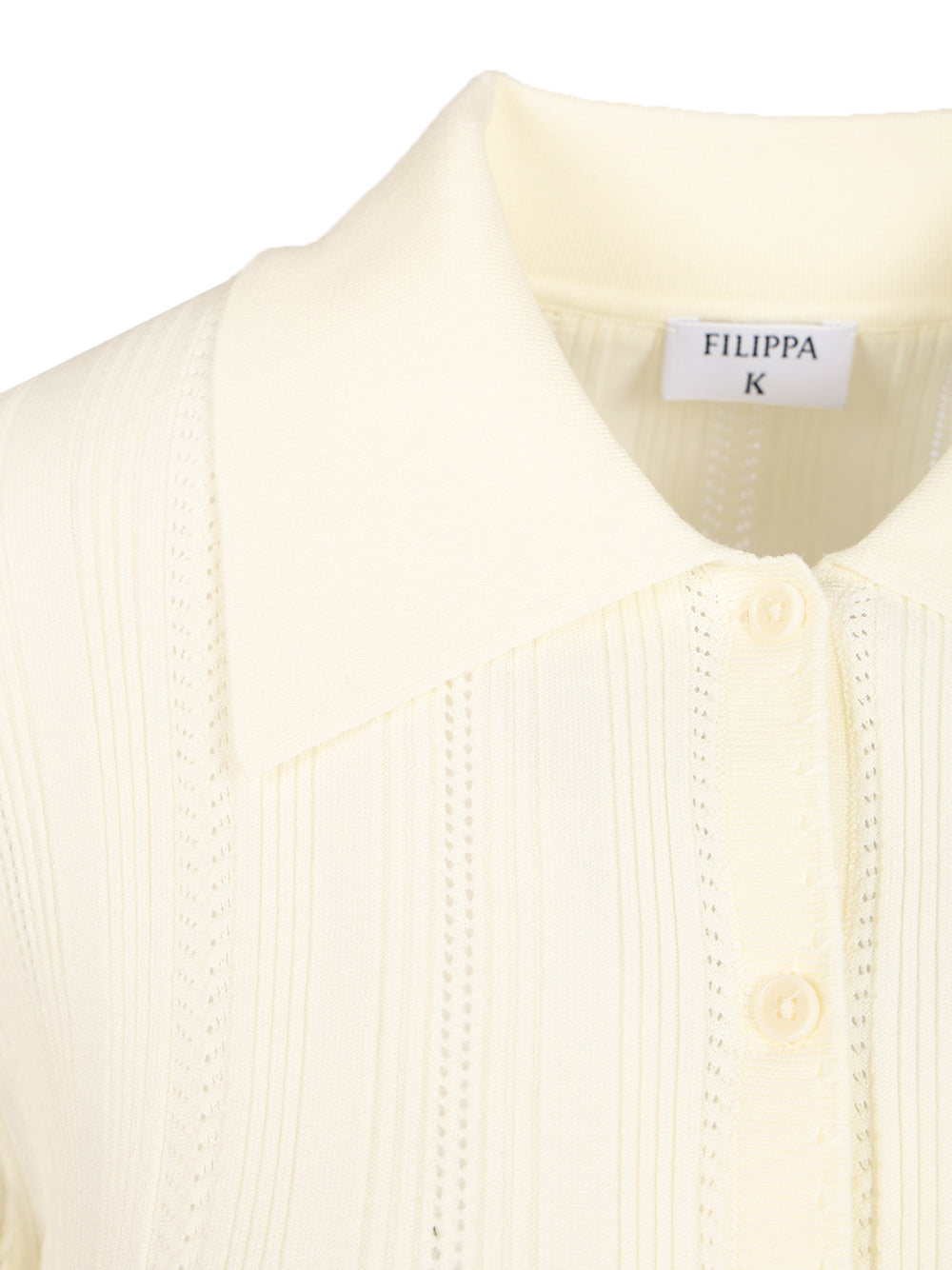 Filippa K Knit Cardigan Knitwear - White | cbd0af0b4f73ee7e57146f4ff93bf3c9a349f531