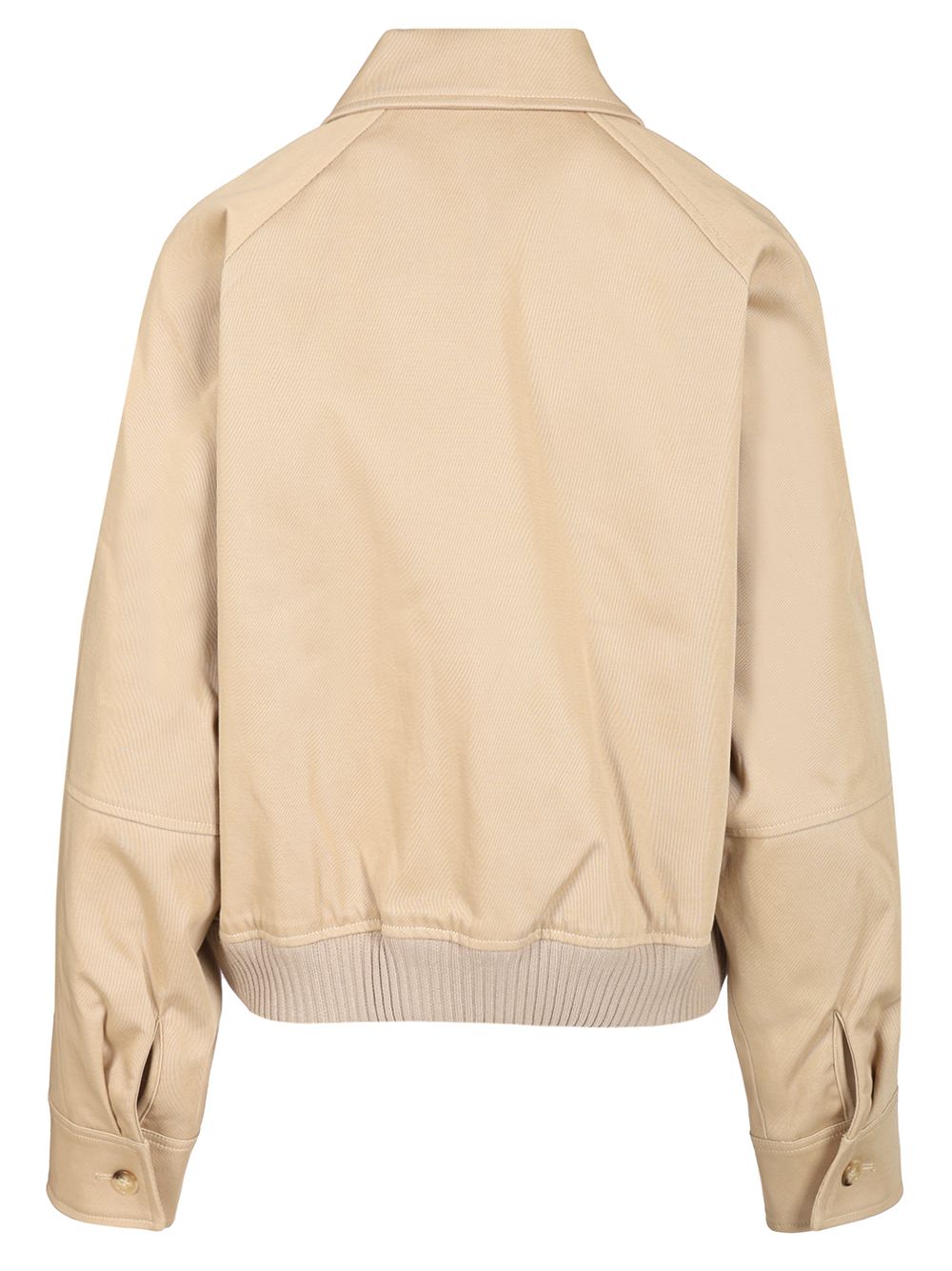 Maison KitsunÉ Short Jacket With Shirt Collar Jackets - Beige | cf4e6dda11ee9d9a1dba6f27439d82960f3d3cba