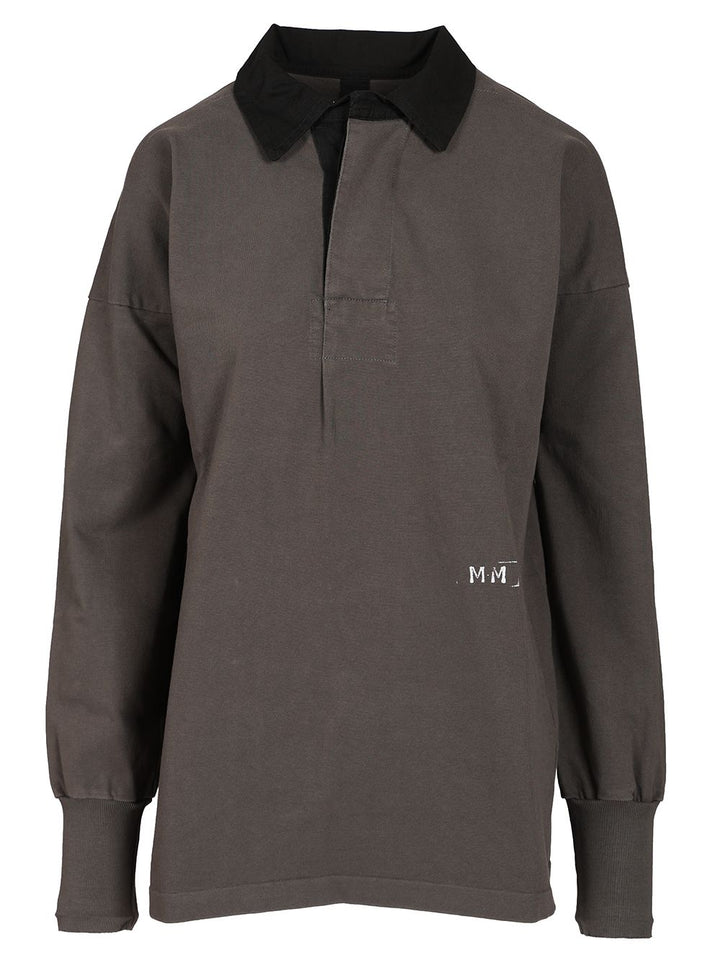 Maison Margiela Cotton Piqué Polo shirt - Grey | 287ba92df270b2f830c4e3414d93b085af0fd63e