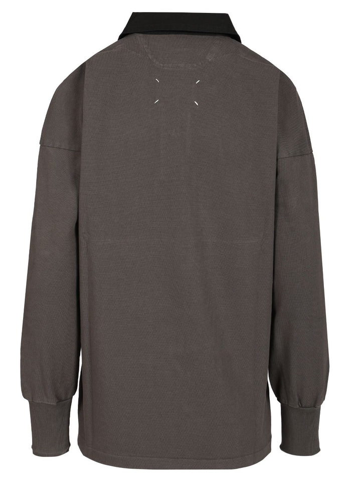 Maison Margiela Cotton Piqué Polo shirt - Grey | cdd26353490a7f0ca56864aef9d9c9760b50d3e5