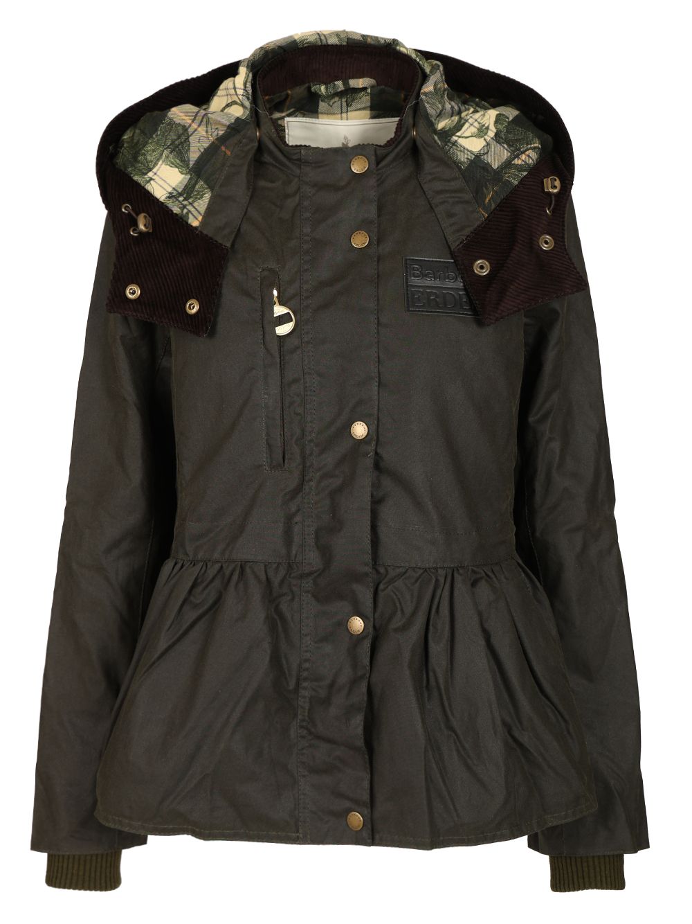 Baracuta X Barbour Barbour X Erdem Datura Waxed Hood Parka Jackets - Green | 93d4a85fe305d6a1f34d3b21ffb44312e2512424