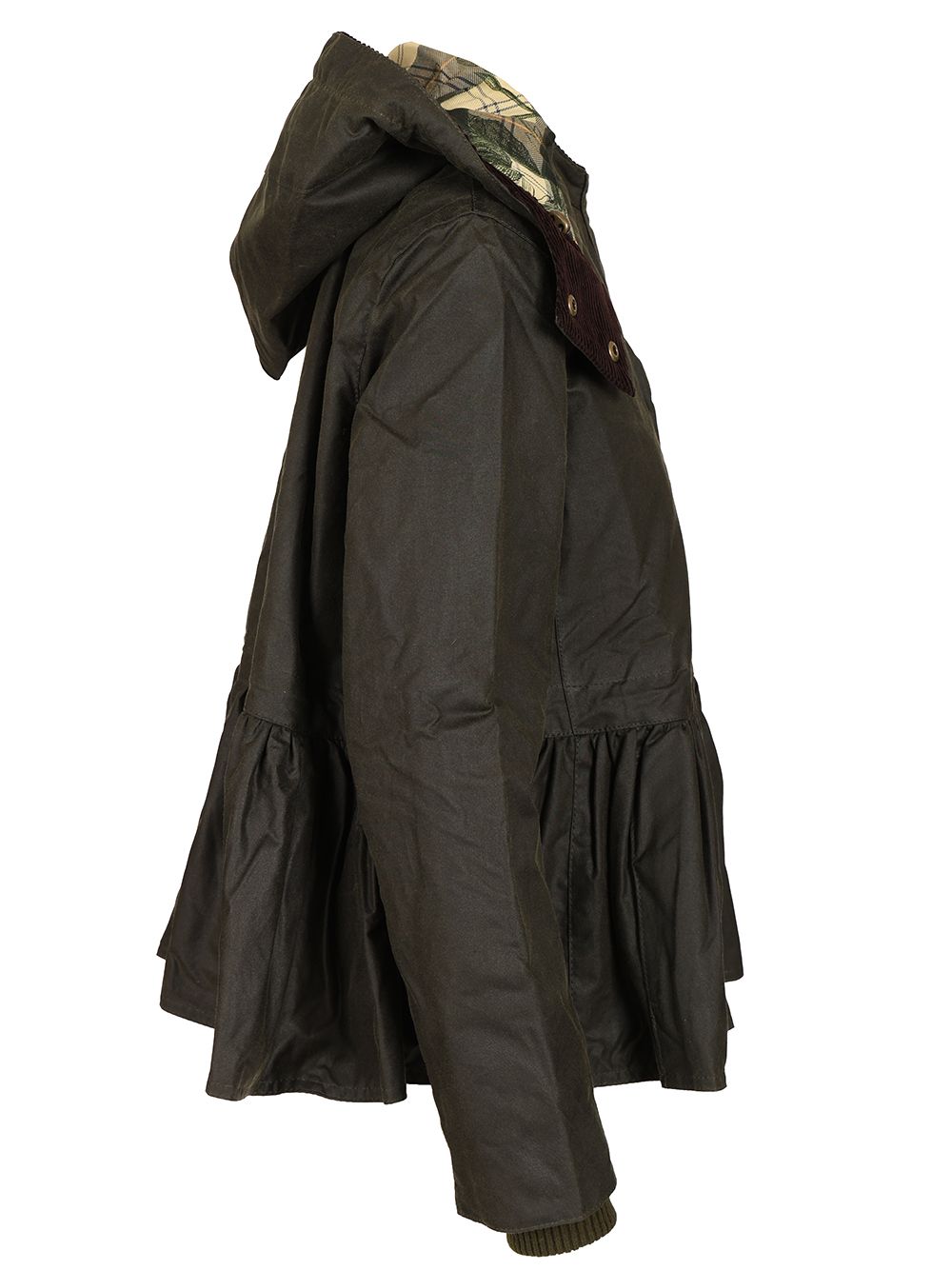 Baracuta X Barbour Barbour X Erdem Datura Waxed Hood Parka Jackets - Green | 319b1d563b7d185911ada071033f6dfefe76a4f8