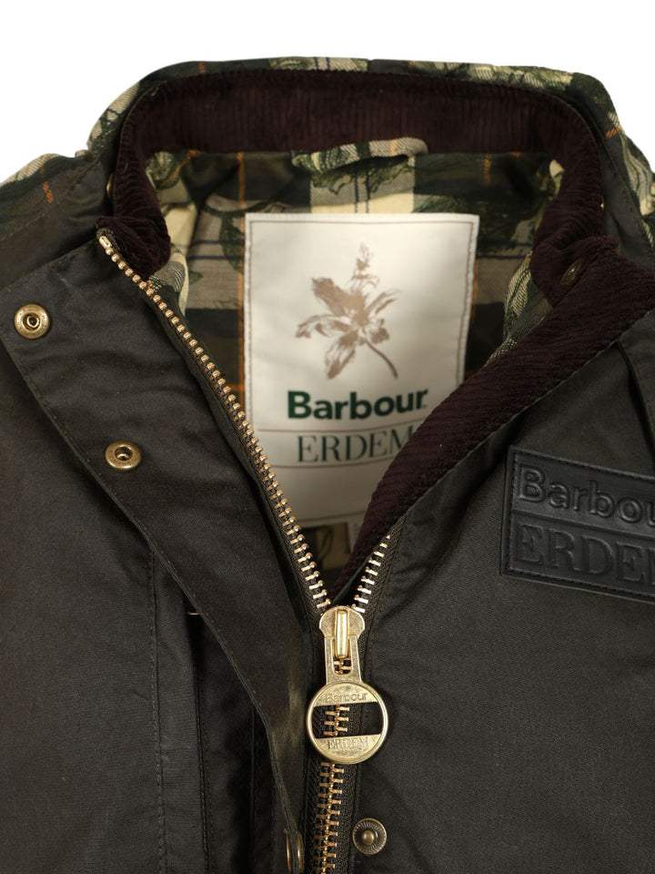 Baracuta X Barbour Barbour X Erdem Datura Waxed Hood Parka Jackets - Green | 9eef8ddbd8a4f9f2e9e0dfef9308f0e5d4c315a9