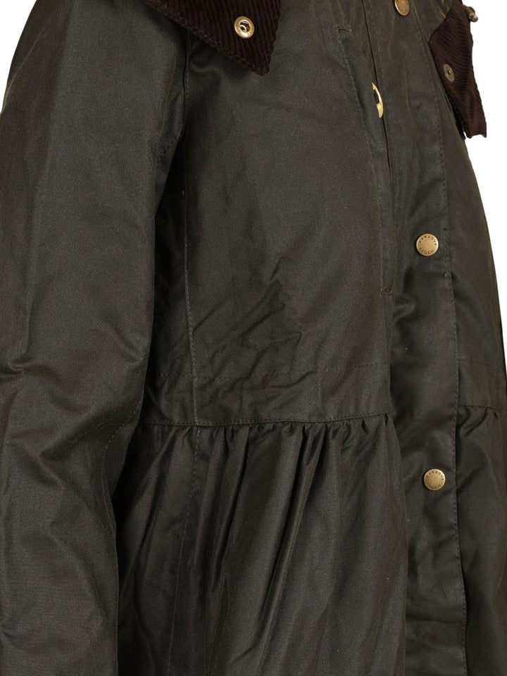 Baracuta X Barbour Barbour X Erdem Datura Waxed Hood Parka Jackets - Green | 0aa3e5c3b6d4667cf201f8a88c8ce910ed4e571c