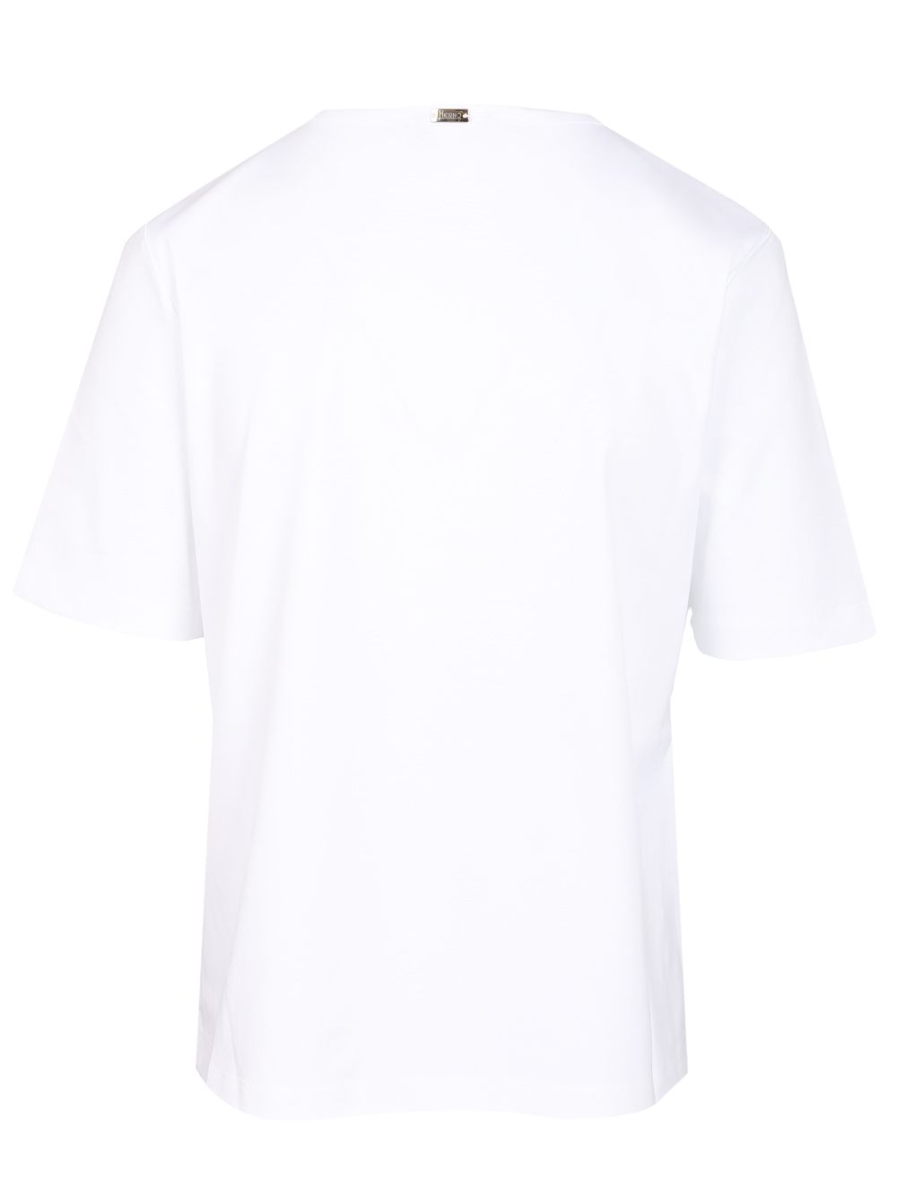 Herno With Side Button T-Shirt - White | f9923696d378c591a28913b7ea19c4f165318d7a