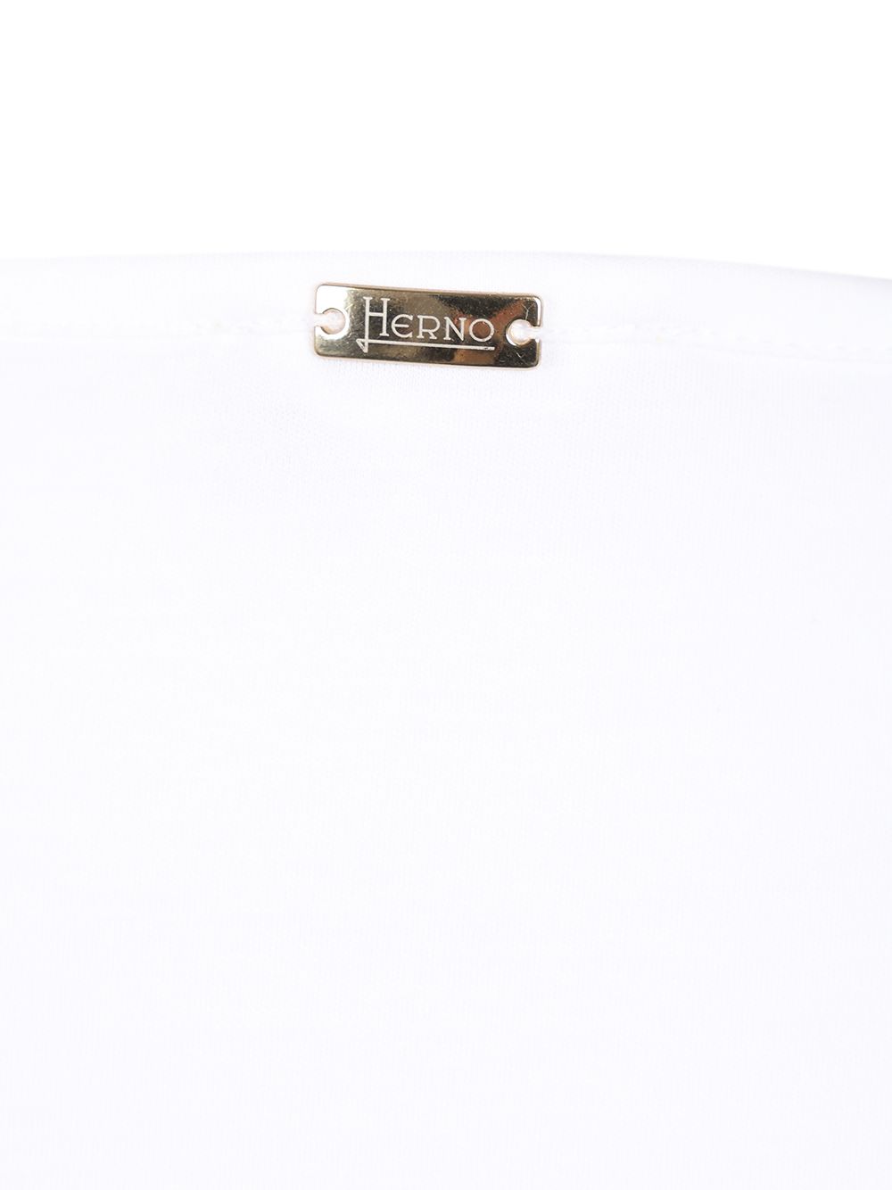 Herno With Side Button T-Shirt - White | f24041f82c1d2ab903de08ec7233f731c9d501bd