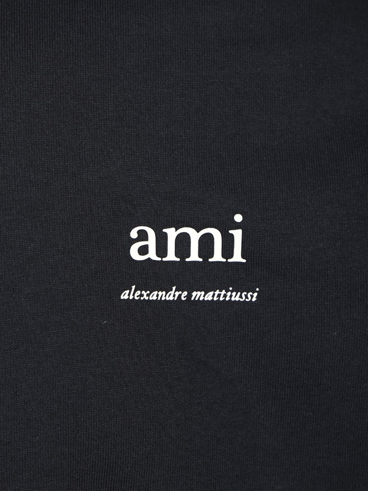 Ami Alexandre Mattiussi Long Sleeve T-Shirt - Blue | dd3b8dedf0f29bdf473b7a24fd64b5194bad739d