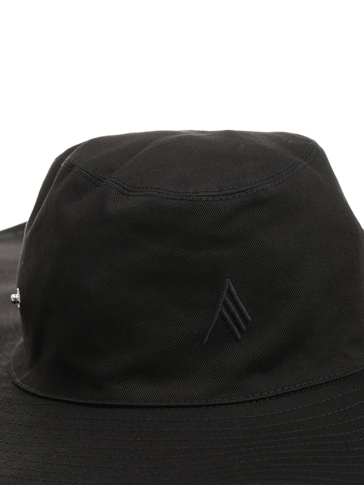 The Attico Texan Hat Hats - Black | dc4f0155de08b23d8f740511b2b9ffae374a4b1f