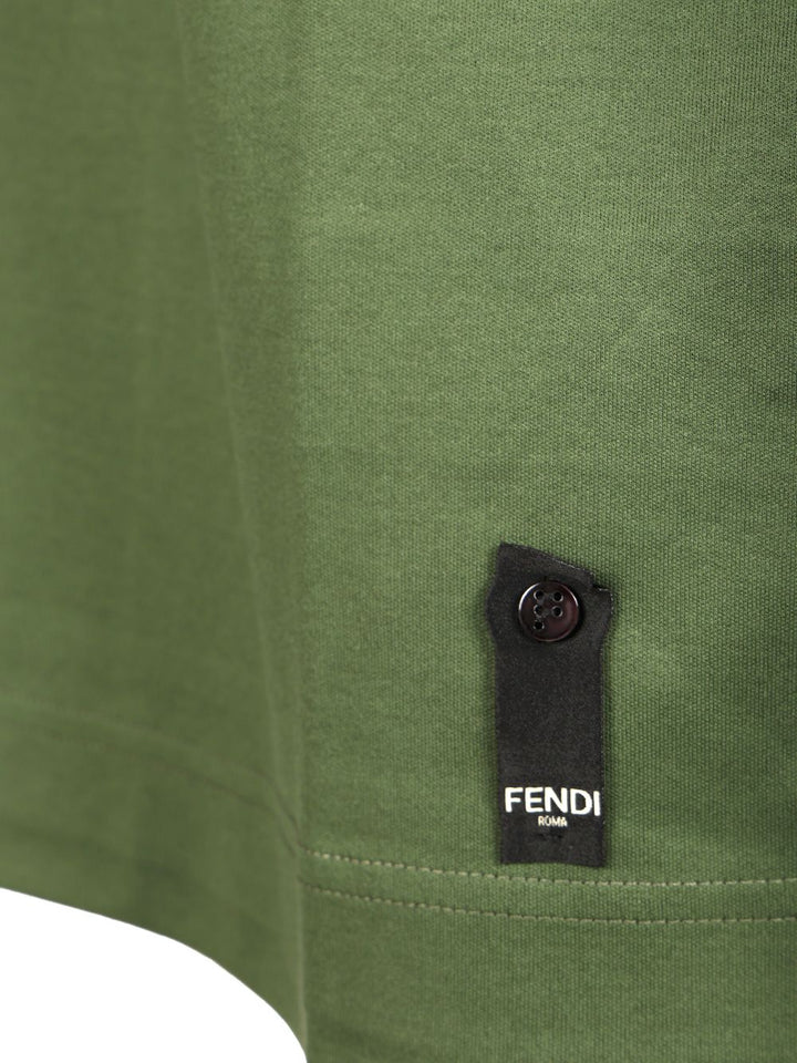 Fendi Fendi Roma T-Shirt - Green | 810ff40ae976679d30d0c21be0393d28f2888b0a