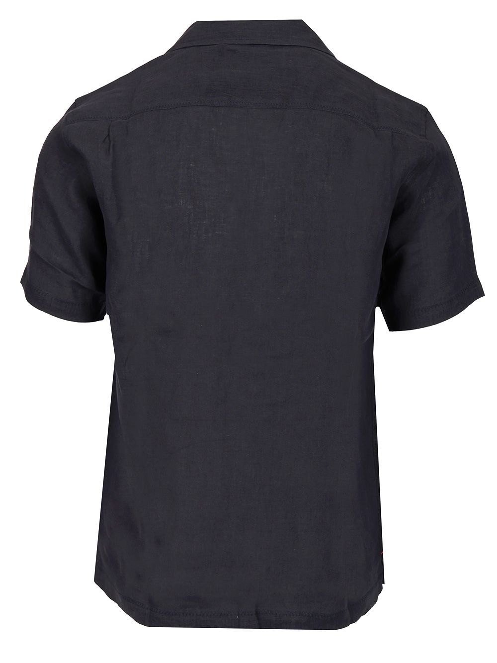 Orlebar Brown Black Linen Short Sleeve Shirt Shirts - Black | 819a6f4dd3aee8d496356178264a3ed47368f057