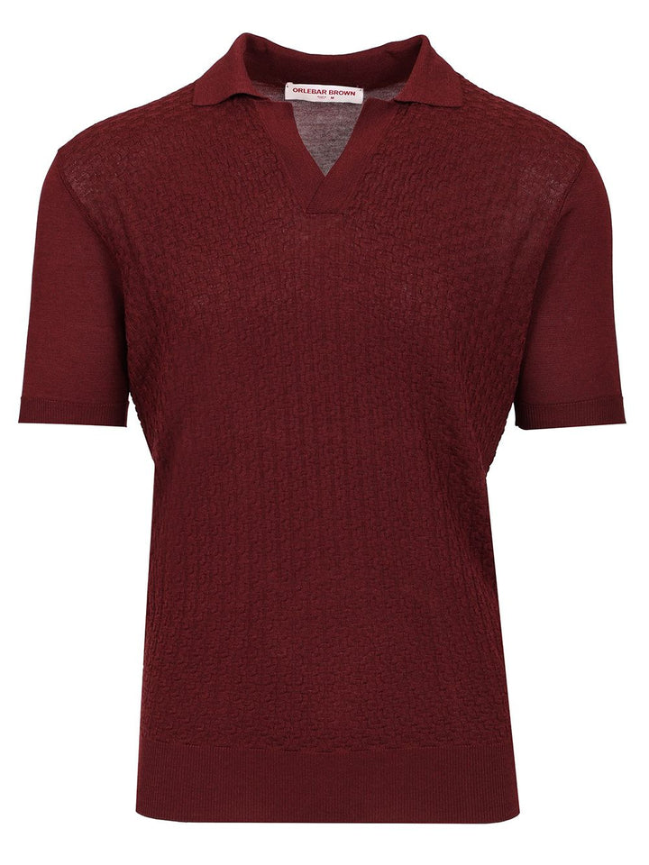 Orlebar Brown Horton Polo shirt - Bordeaux | 9acce8de415ac7936573ad1f5a70bc223003970c