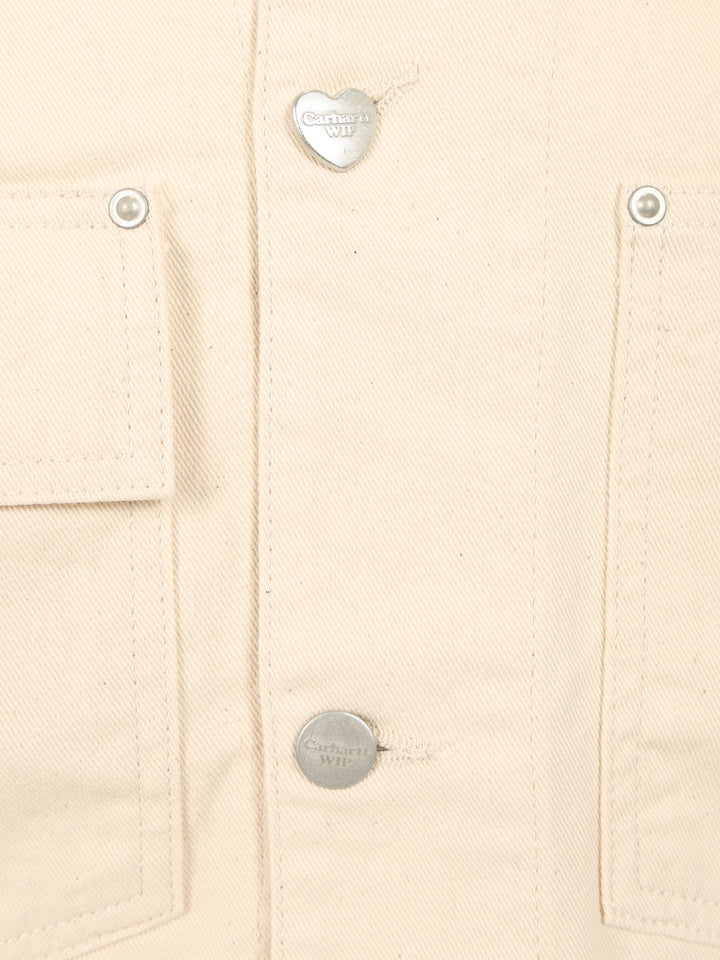 Carhartt Wip Drewe Chore Coat Coats - Beige | f0b22bcbc58f6363819f065b353efd52669be2db