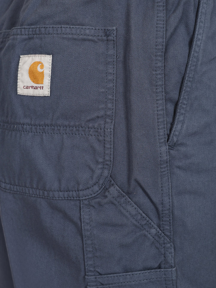 Carhartt Wip Flint Trousers - Blue | f61bdad0659a9bd29be3b224ba0f705400db481a