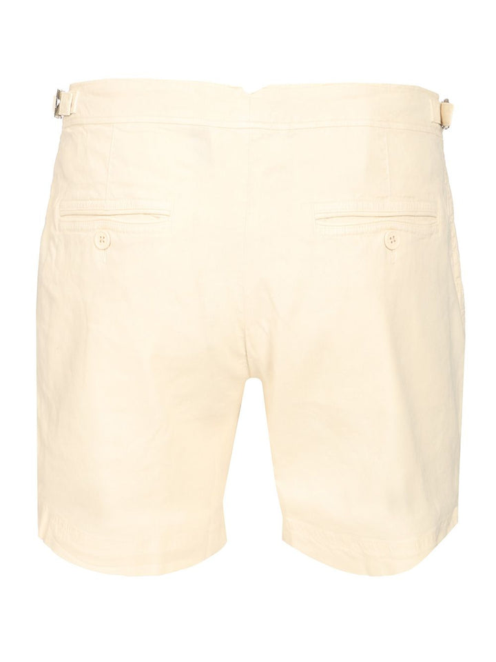 Orlebar Brown Linen Short Trousers - White | 51279b4fdff5b3823ffe9235454242470d7a4ae3