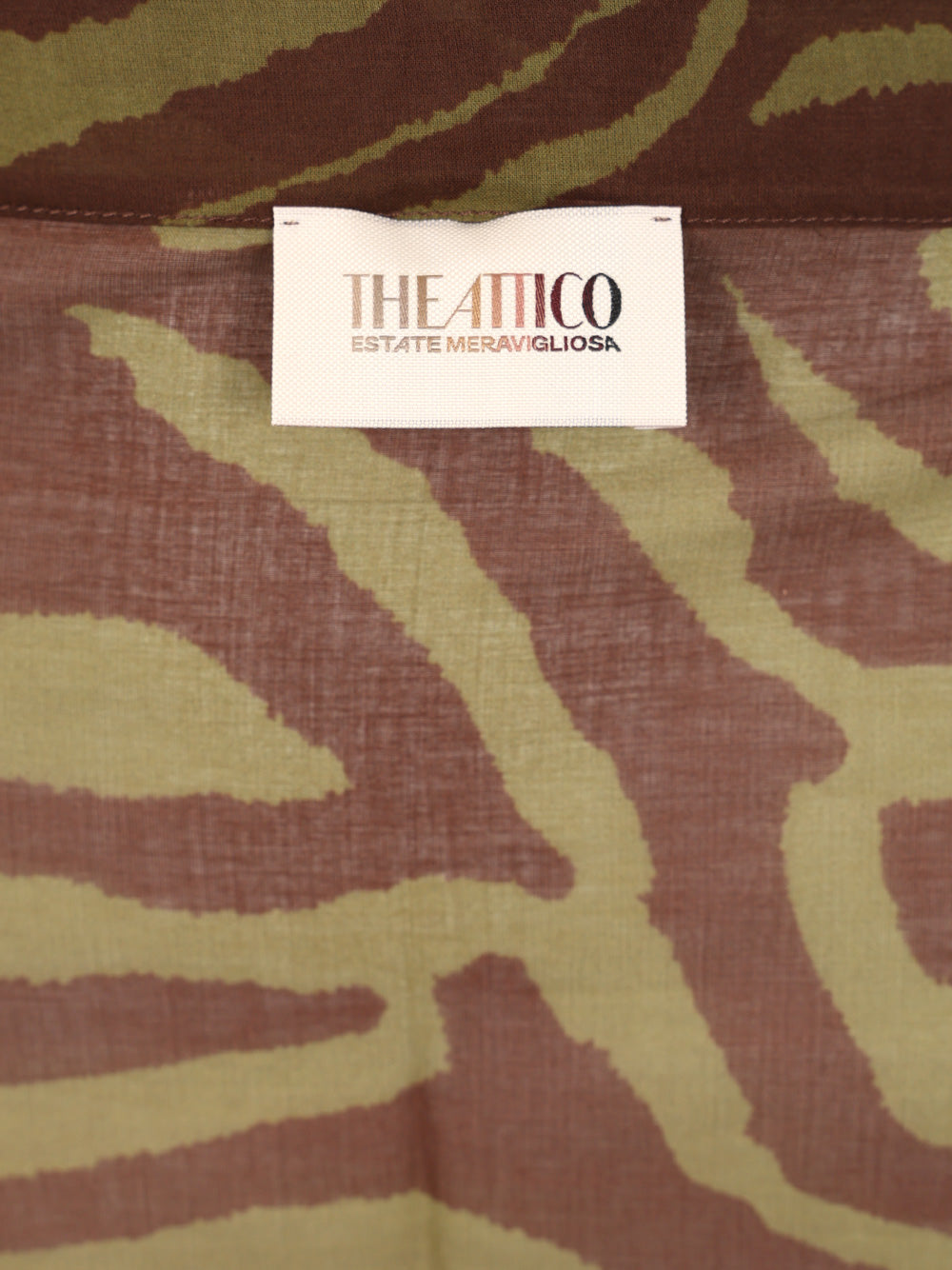 The Attico Zebra Print Pareo Skirts - Brown | 824616d41675bef05c968dce8a05b83b2572c07f