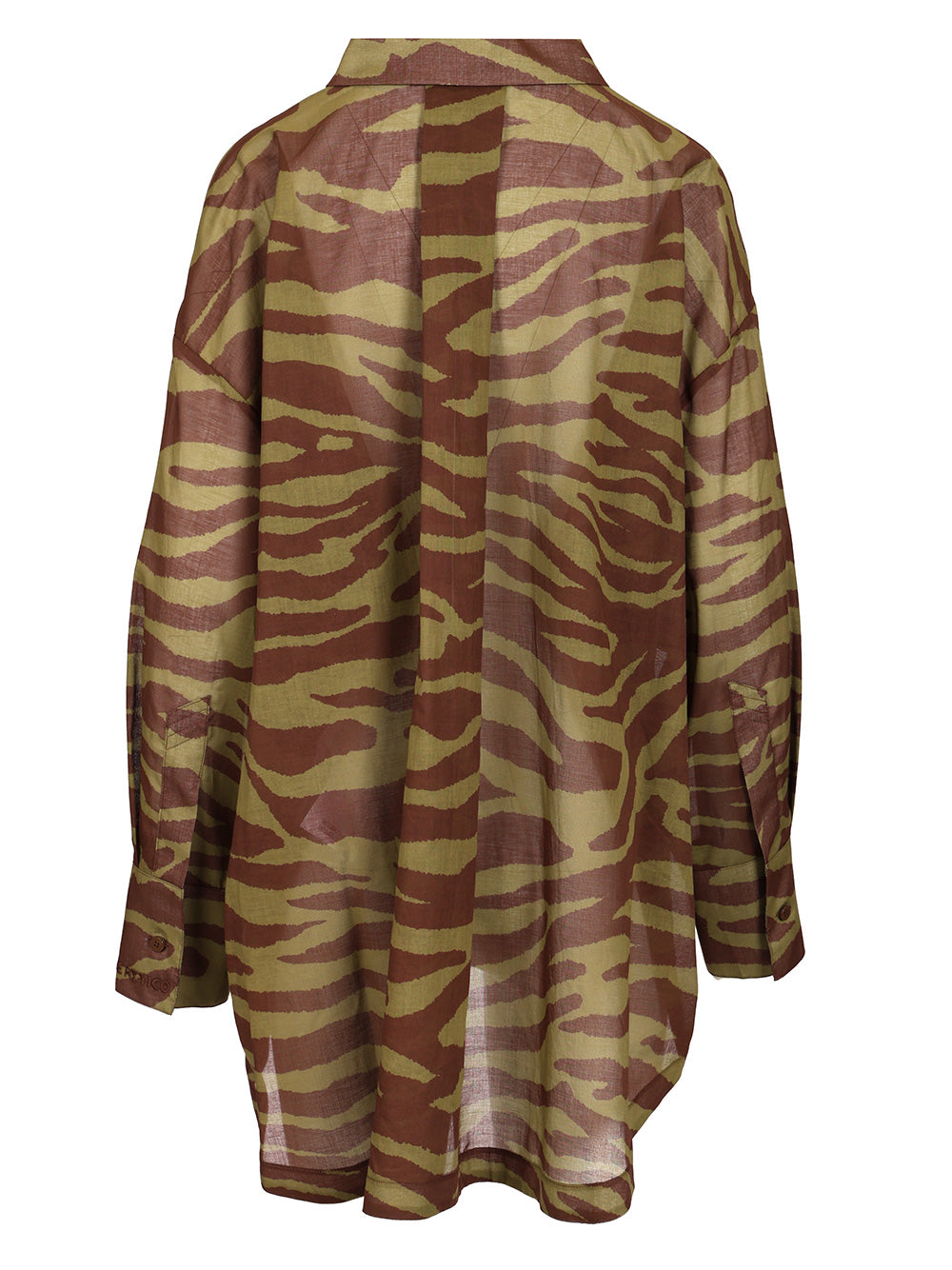 The Attico Zebra Print Shirt Shirts - Brown | 0531e0bb1862695b8f12ace5c7667d8dab67534e