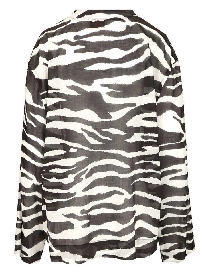 The Attico Zebra Print Blouse Shirts - Animalier | 58fc93e8547a56567ecbd98e95573217c77d7d29