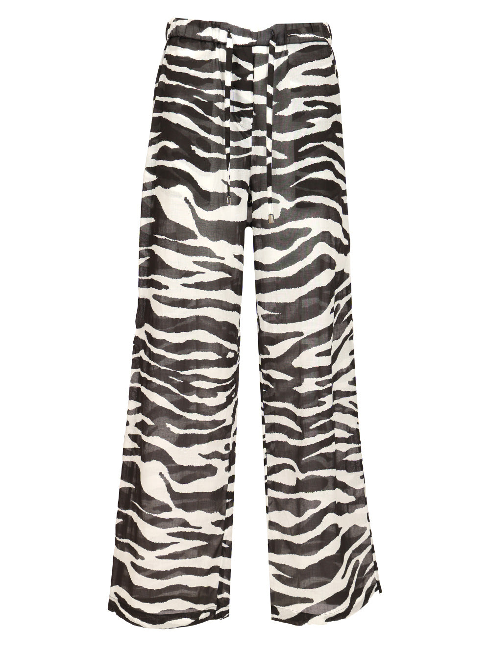 The Attico Zebra Print Long Trousers - Animalier | c9321fa4c86dd6b87ba10450a4d9ea614e7072d3