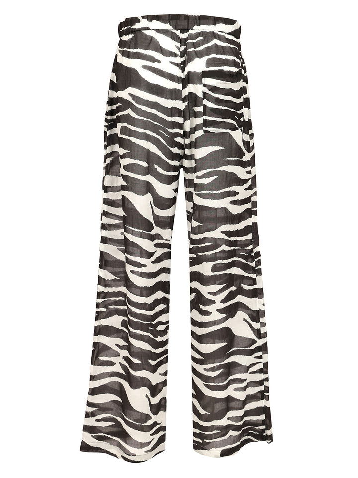 The Attico Zebra Print Long Trousers - Animalier | bb7abc28bc2931e4b7a9669adb370b5922032d90