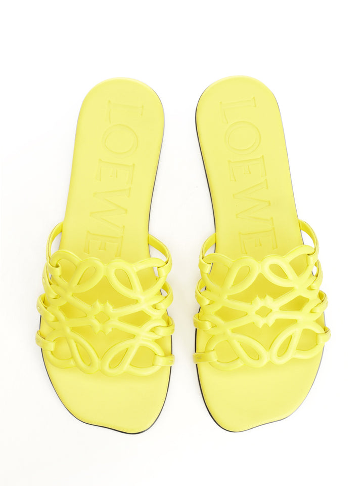 Loewe Petal Sandals - Yellow | c518c5b531eb55c725aa5d31332c17166a9a4797