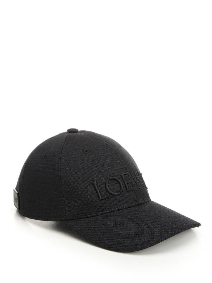 Loewe Loewe Canvas Hat Hats - Black | 3443d99fad0f1112a6464d64b2bf2a87a2e064eb