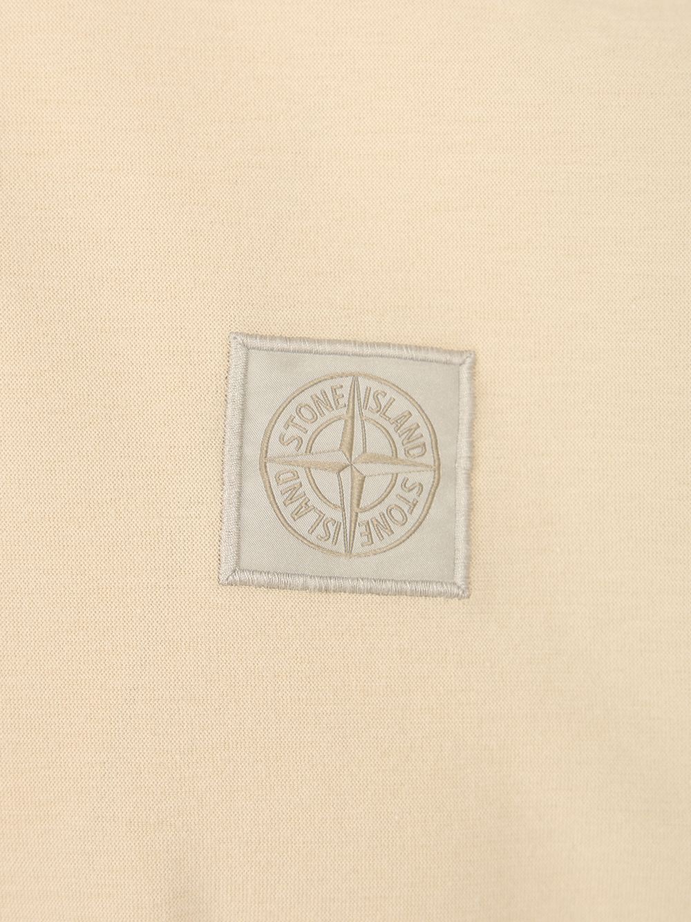 Stone Island Short-Sleeved Polo Shirt T-Shirt - Beige | 2c41158460ef28d3f3f8e1d1c770db7d8db3123d