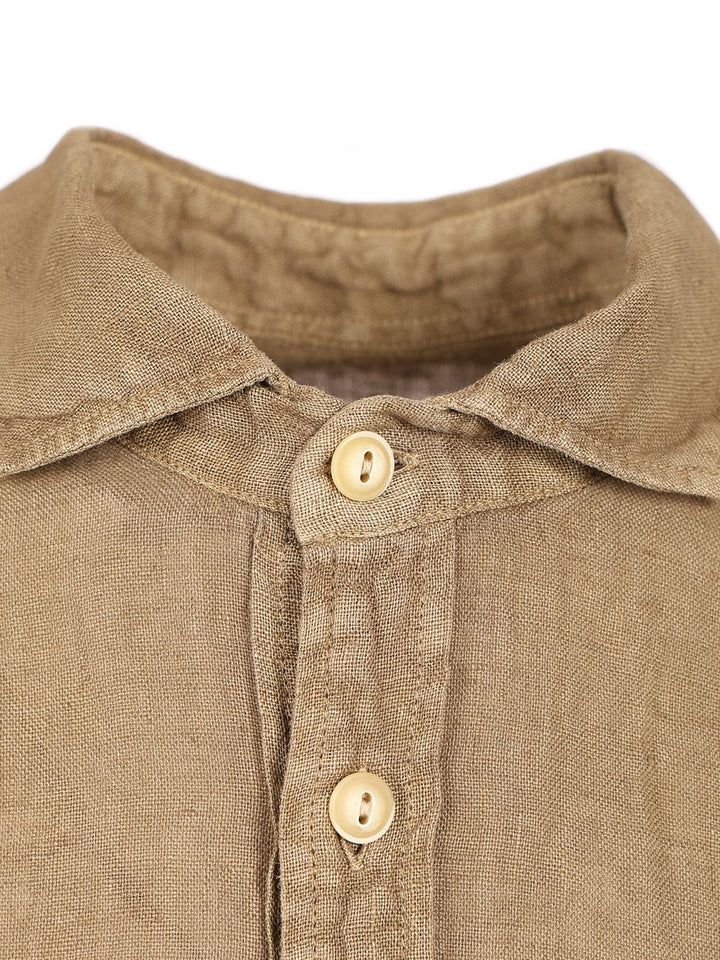 Original Vintage Linen Shirt Shirts - Brown | 5b2dd89203f7736ab7b5f438d156f7fbb7f617f9