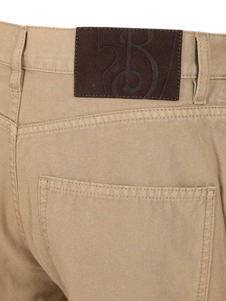 Burberry Cotton Trousers - Brown | a0bb04ee7958afacf20d06cca7e8eedb71622db7