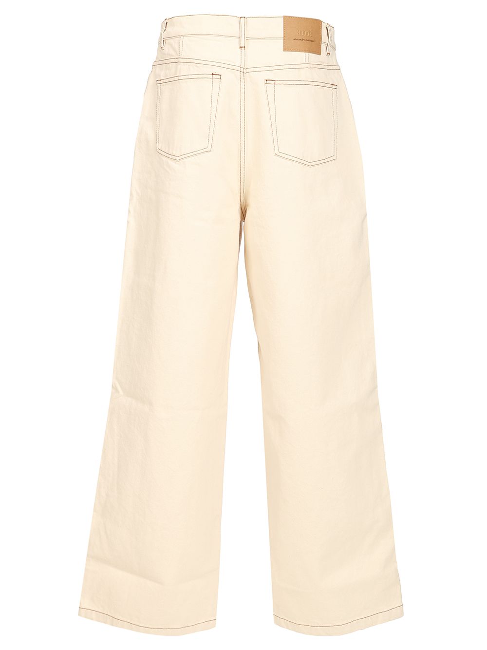 Ami Wide Leg Jeans - Beige | a51f897a1d50cab4500f6f1b1ebfb5f0a8050438