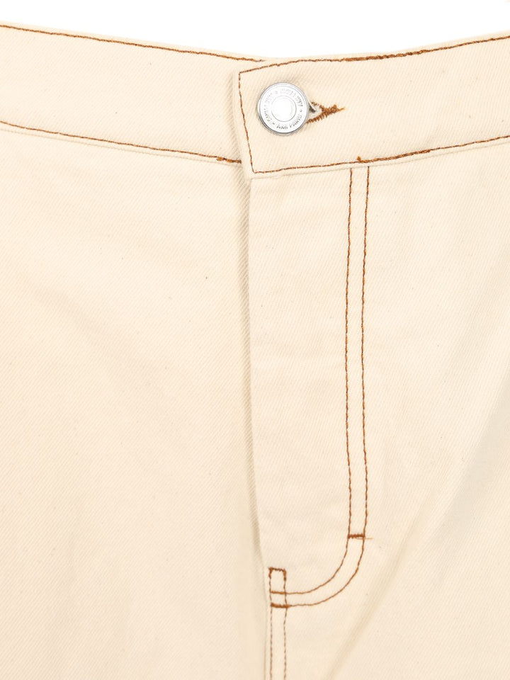 Ami Wide Leg Jeans - Beige | c6002136b656e845c3f8f339e029a38d6aba53c2
