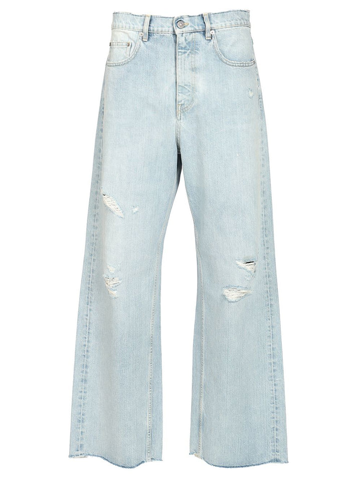 Golden Goose Deluxe Brand Lived-In Effect Jeans - Blue | f4a7ff77427b38f0948e59379b838514fb4ee09d