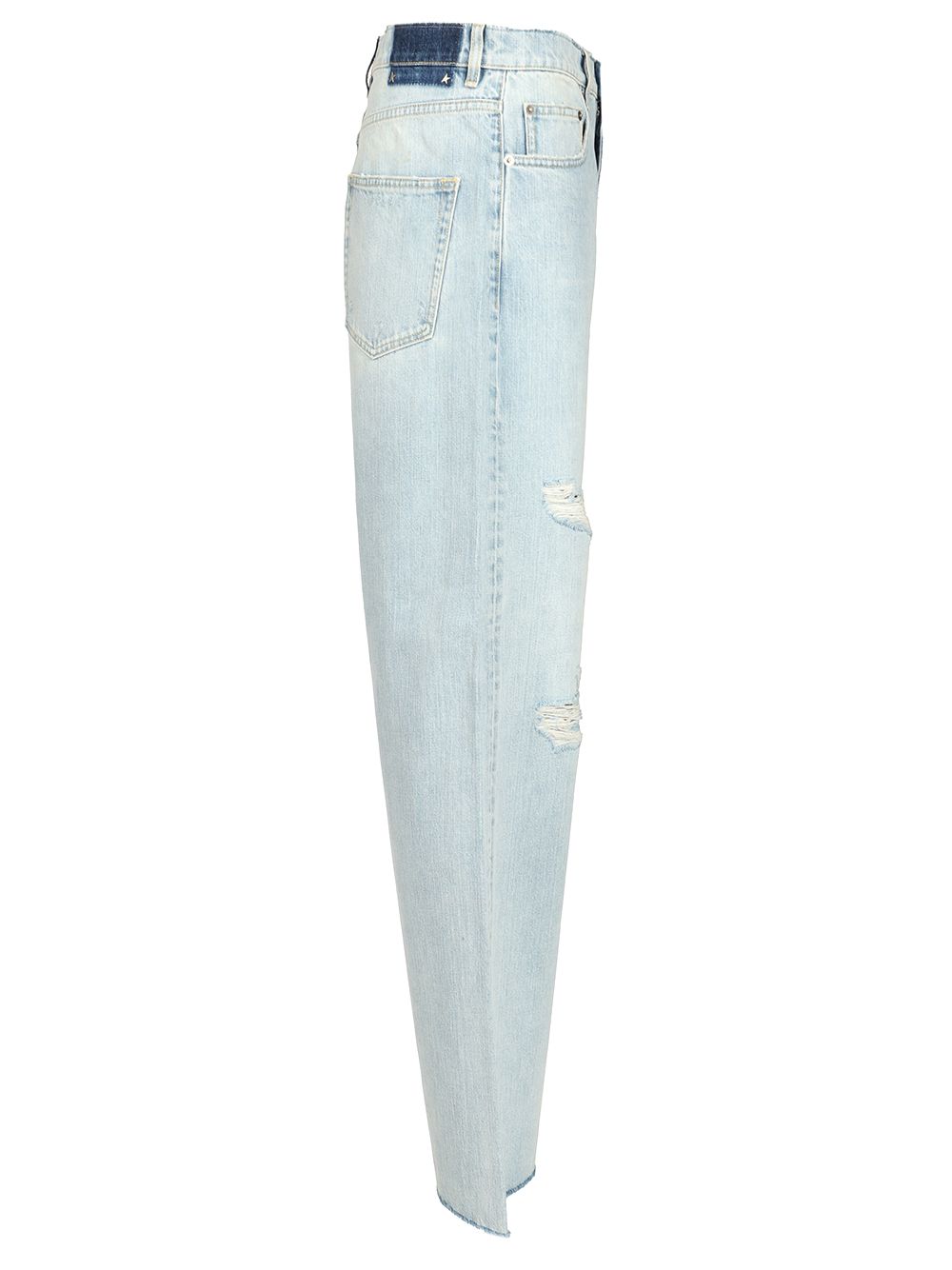 Golden Goose Deluxe Brand Lived-In Effect Jeans - Blue | 57cac0650fc2a7093775750ef8e5969c176879e1