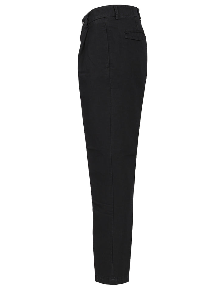 Original Vintage Linen And Cotton Trousers - Blue | 109ad68c06042bb4069c018144734a69a7bd441e