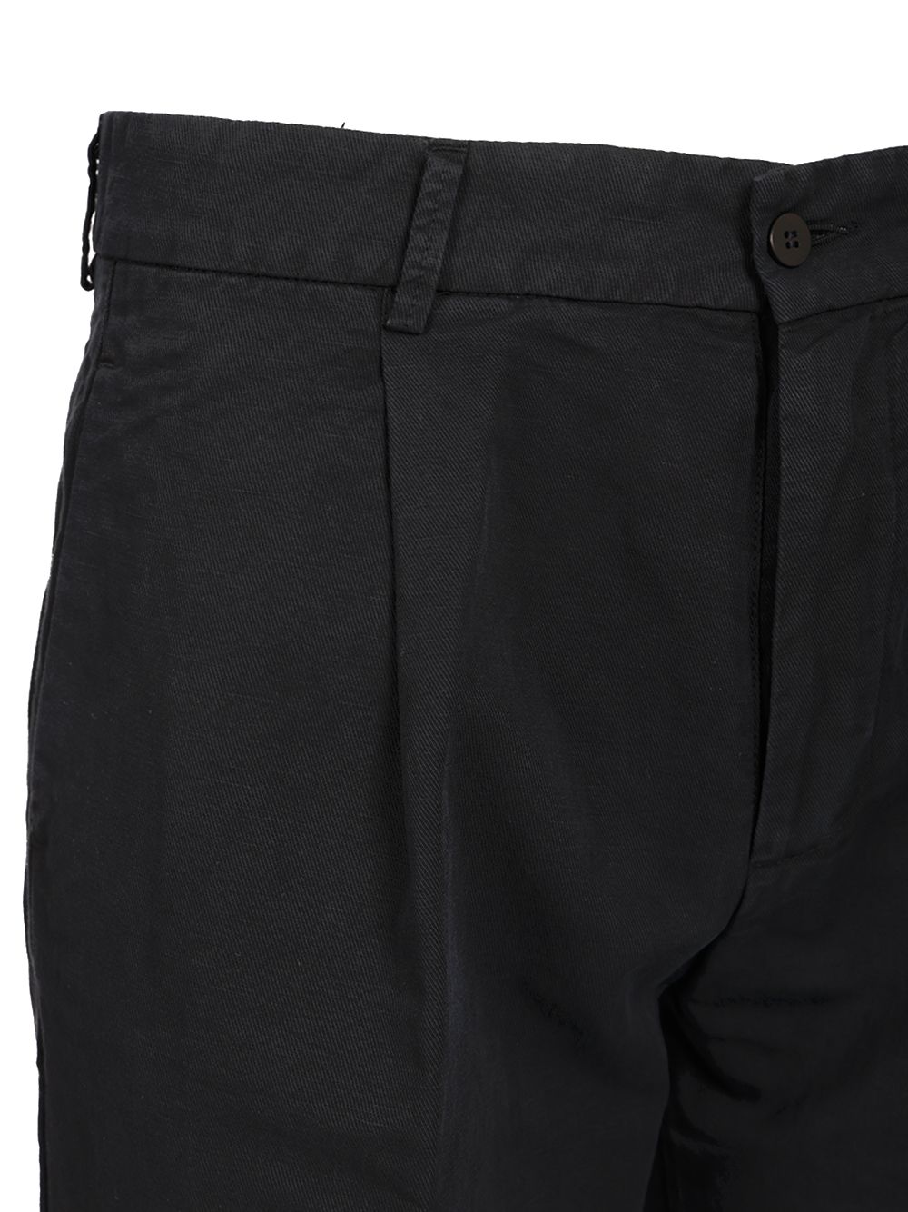 Original Vintage Linen And Cotton Trousers - Blue | 8cce51e8ce47934cbc8aaebc0d5e698b1a41d340