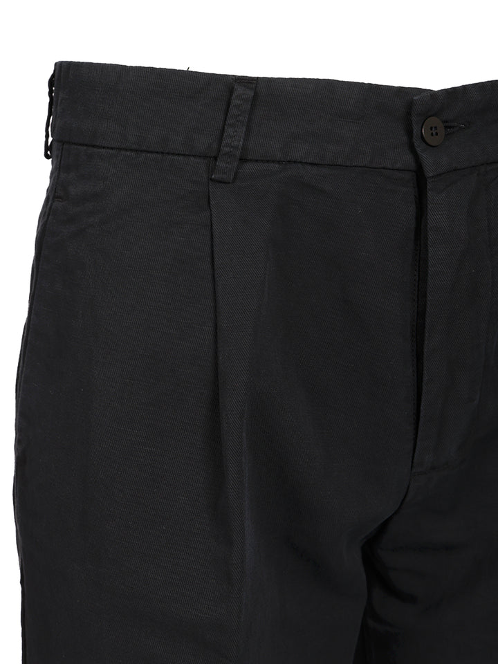 Original Vintage Linen And Cotton Trousers - Blue | e36b832de2a5bda6823e966d06bce56bc778805c