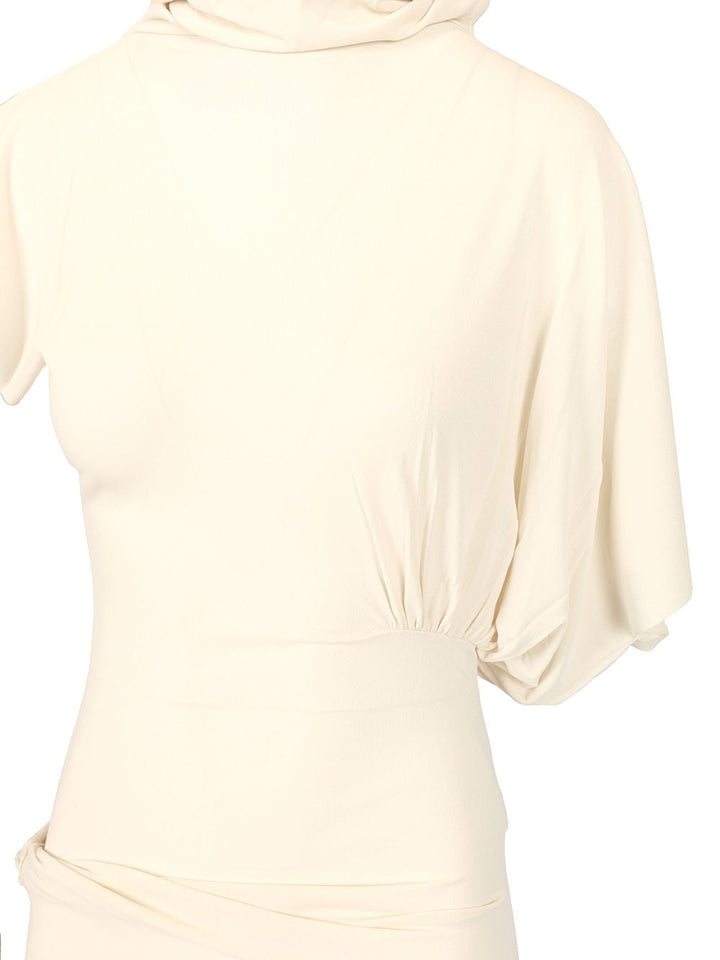 Rick Owens Lilies Lilith Top In Crepe Tops - White | 970ec4c113a56de1434b9c0b04eb277a85adab61