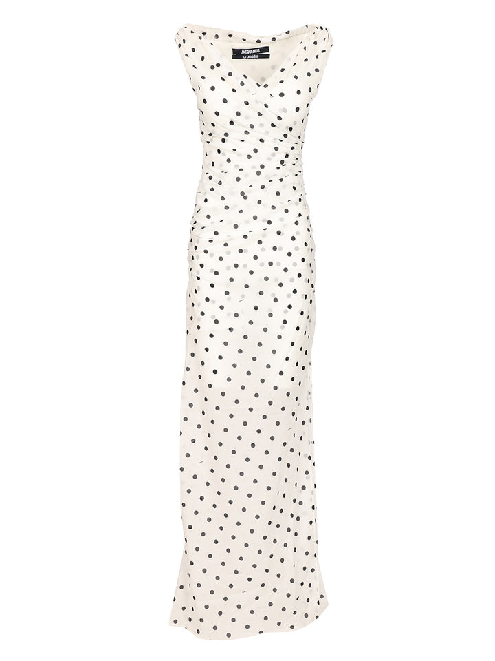 Jacquemus Rita" Long Dress Dresses - White | 49c1b49ed9b66c5781affc4393d1306ec8d07e86