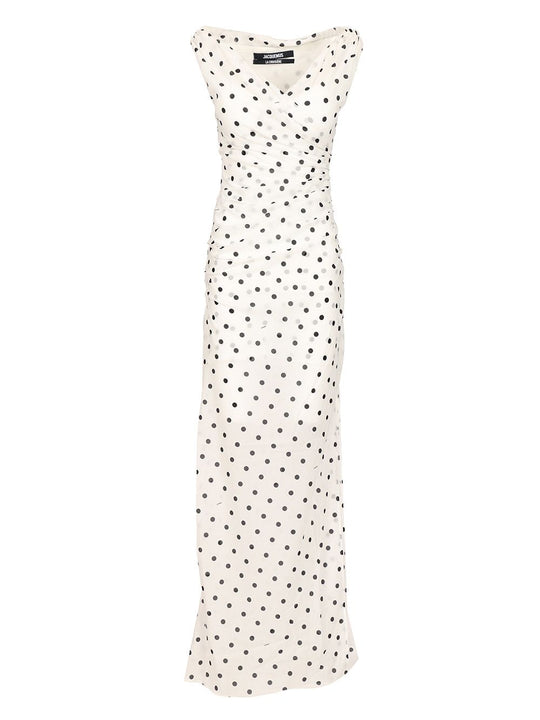 Rita" Long Dress Dresses White