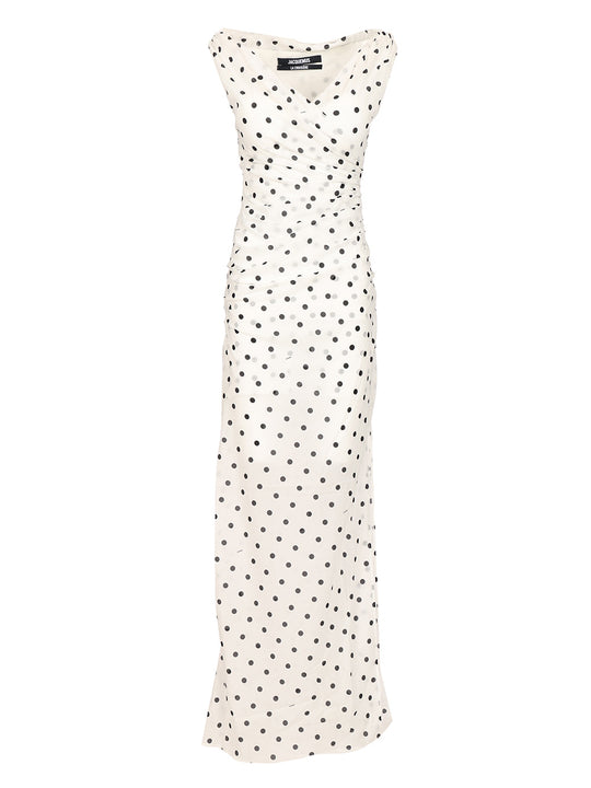 Rita" Long Dress Dresses White