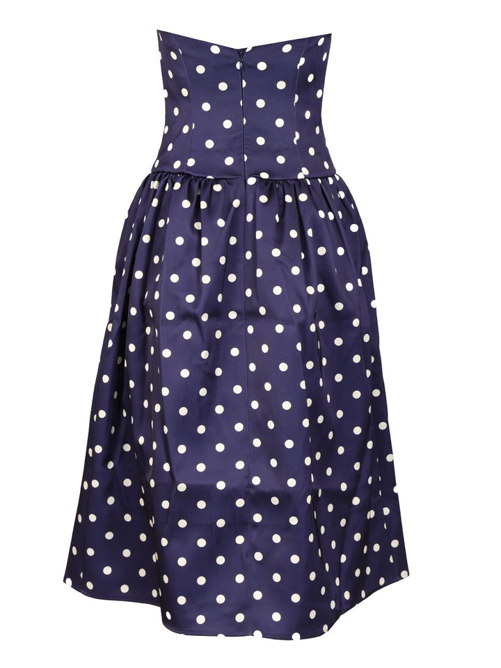 Self-Portrait Satin Dress Dresses - Blue | 07188818a937676ccb2d5934c86e3a9583ef3621