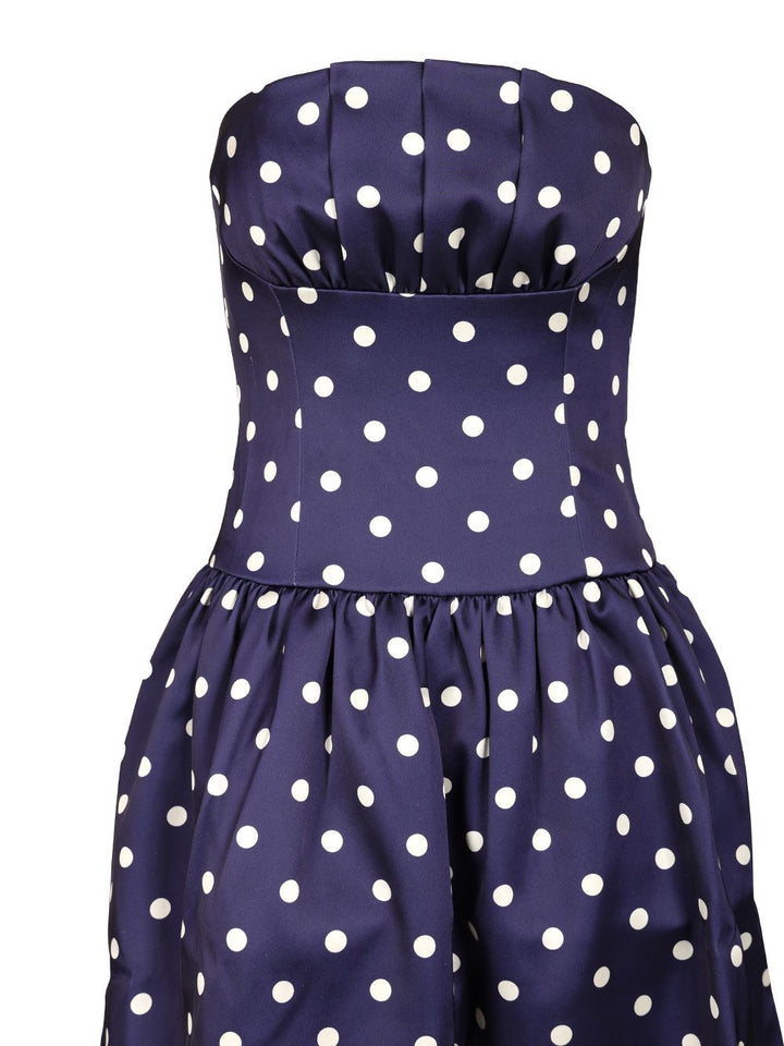Self-Portrait Satin Dress Dresses - Blue | 3d3ca82dc25a31e6f2a3ac25b06caaee6feb8104