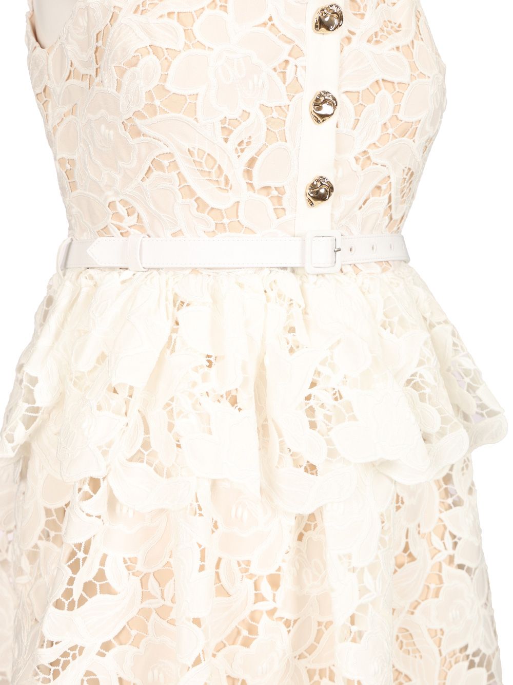 Self-Portrait Lace Mini Dress Dresses - White | 4a3b2be5a4a02cc7e160712791232fdd2f8883b2