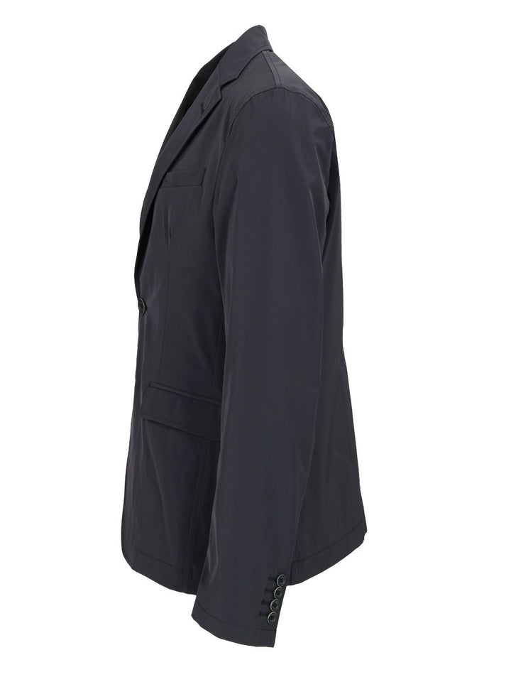 Herno Single-Breasted Blazer Jackets - Blue | 2fdf1a5e1d335547d8da903406d244f033d91231