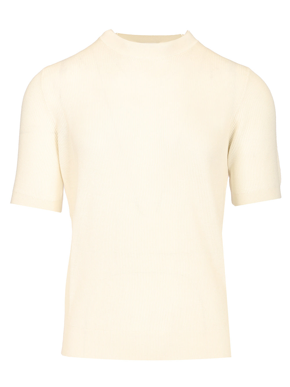 Mauro Ottaviani Ribbed T-Shirt - White | 1d1ab934d4b00309d183ef971a7d4ae226ff2465