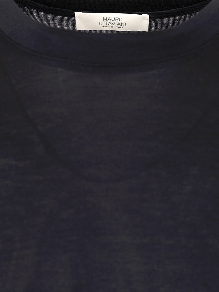 Mauro Ottaviani Jersey T-Shirt - Blue | 5f8ff269cb28743fd24248b9cb2352d6225f0035