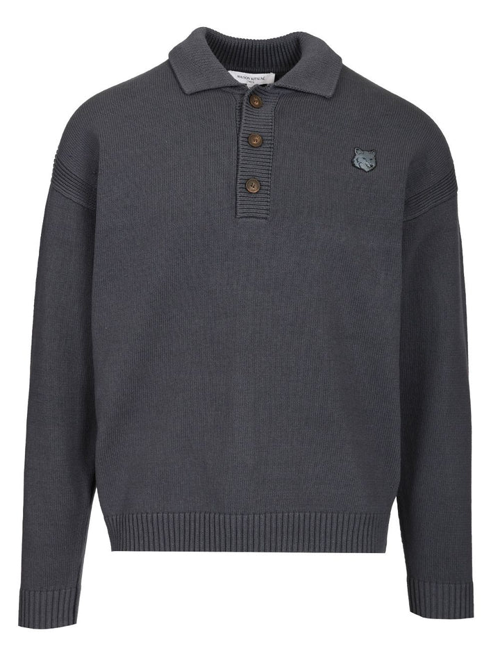 Maison KitsunÉ Comfort Polo shirt - Grey | 2b0ce664db8e446bbf3636bd9a252ed929df44c5