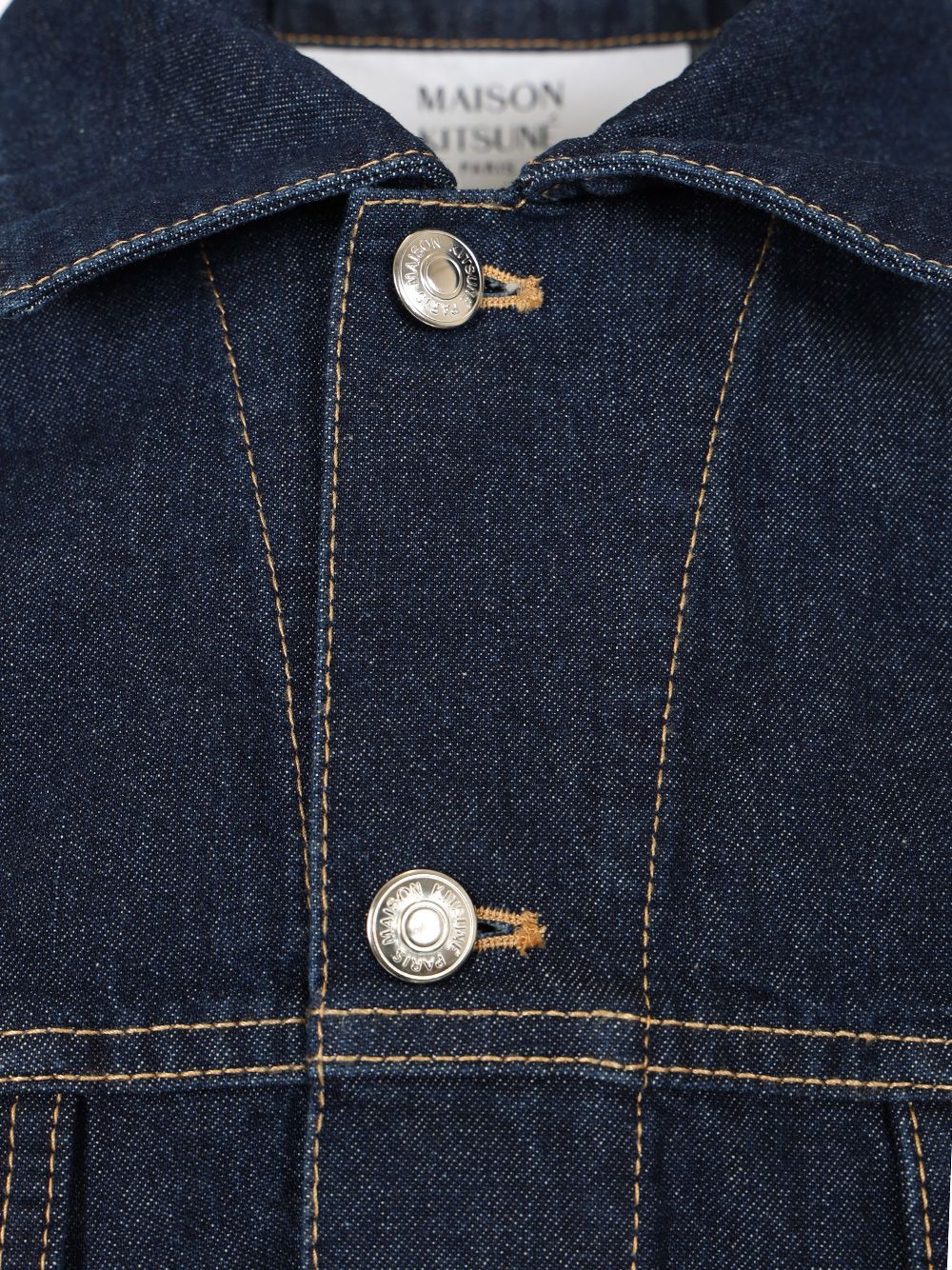 Maison KitsunÉ Trucker" Jacket Jackets - Blue | 9b3e37a0d200d73eecb4787eef1bc78bf6529a25