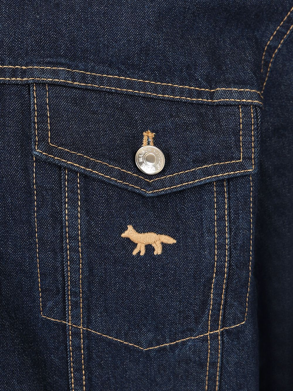 Maison KitsunÉ Trucker" Jacket Jackets - Blue | 8774ce06b3440ce22d4f9528bc97eb6ea3775d8a