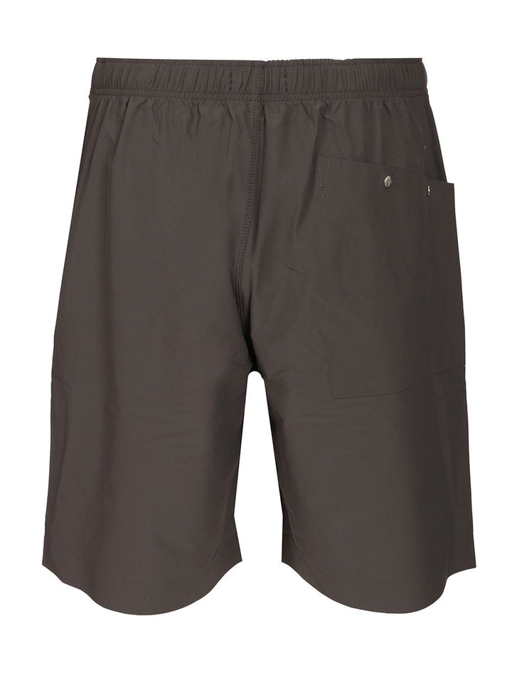 Stone Island Bermuda Shorts In Technical Fabric Nylon Tela Bi-Stretch Trousers - Grey | 1acb04b1783a4a74f53fdfee0d71275512f0c6c2