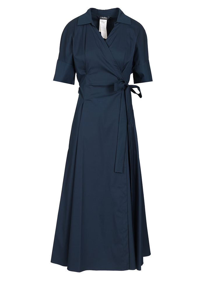 'S Max Mara Long Wrap Shirt Dress Dresses - Blue | 2e7787fff1797dbefd595ac6baa60d3f56231429